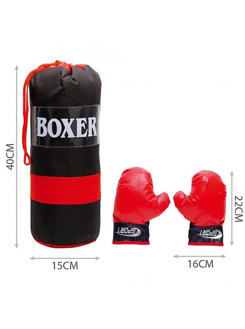 Fekete gyerek boxzsák